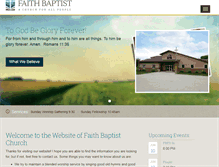 Tablet Screenshot of faithrockrapids.com